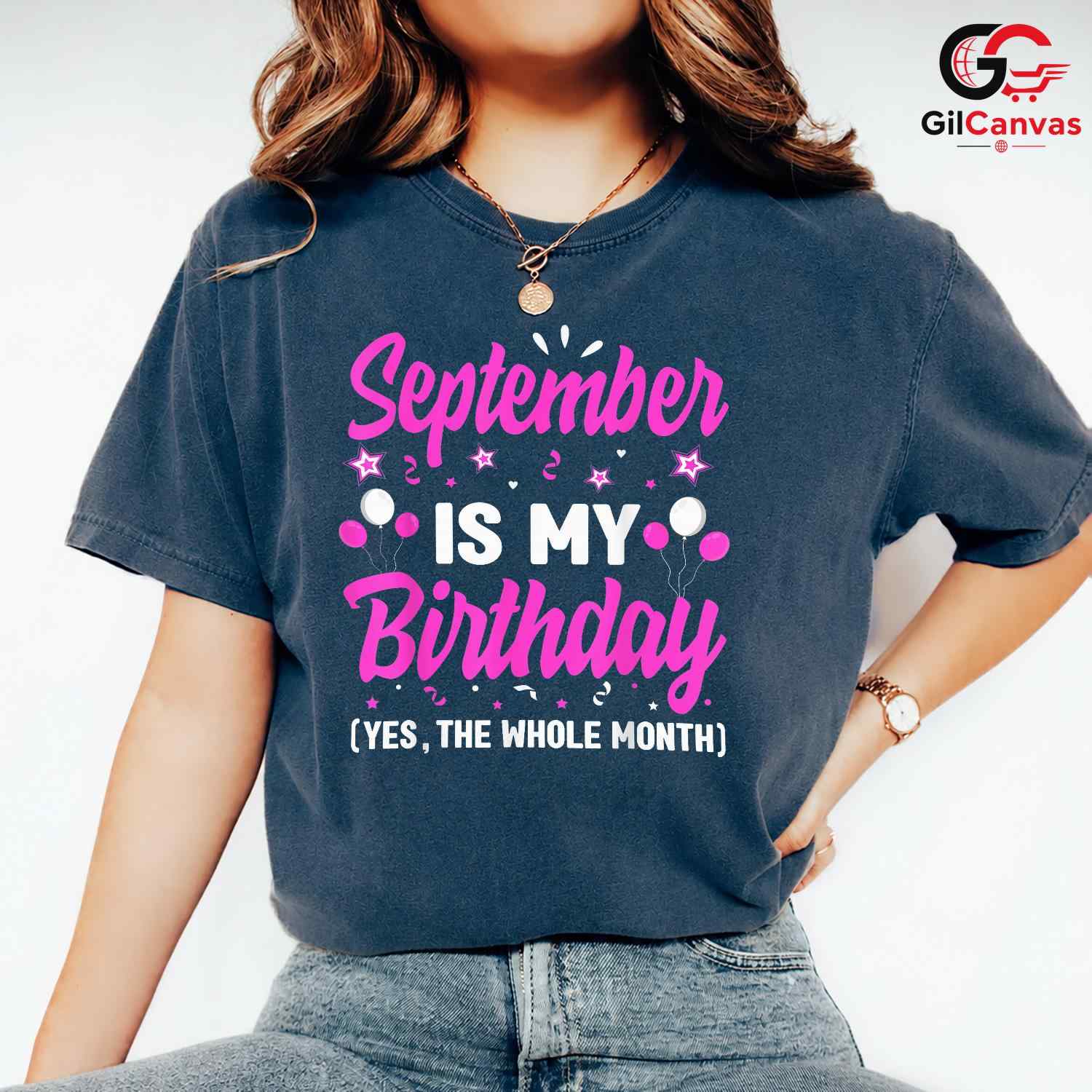 September Birthday Fall T-Shirt Unisex Fun Celebration Gift Idea For Youth Kids