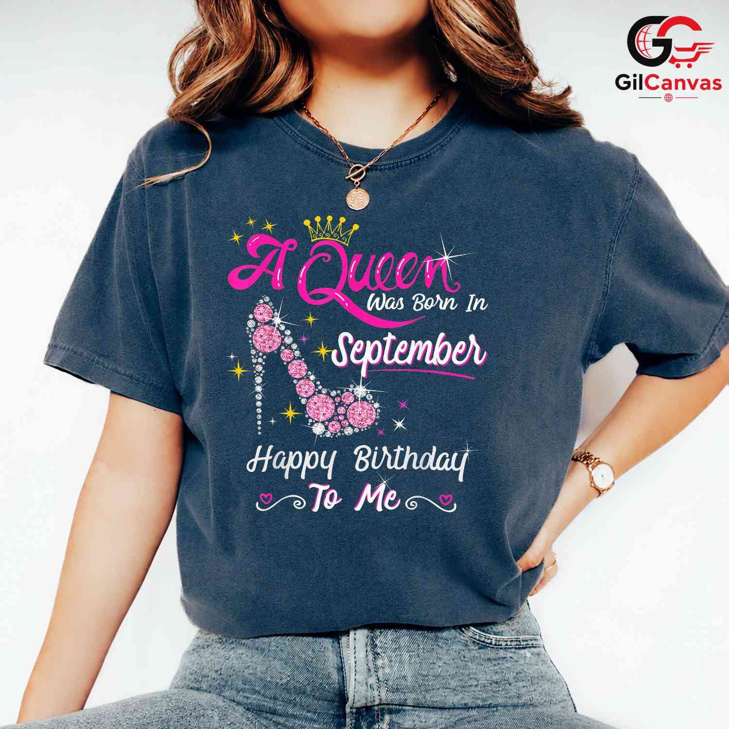 September Birthday Party Shirt Unisex Fun Queen Celebration Gift Idea For Her