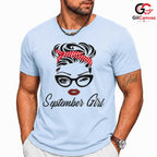 September Girl Cute Tee Shirt Unisex Perfect Birthday Celebration Gift For Her