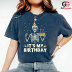 Skeleton Lover Birthday T-Shirt Unisex Fun Spooky Halloween Fan Party Gift