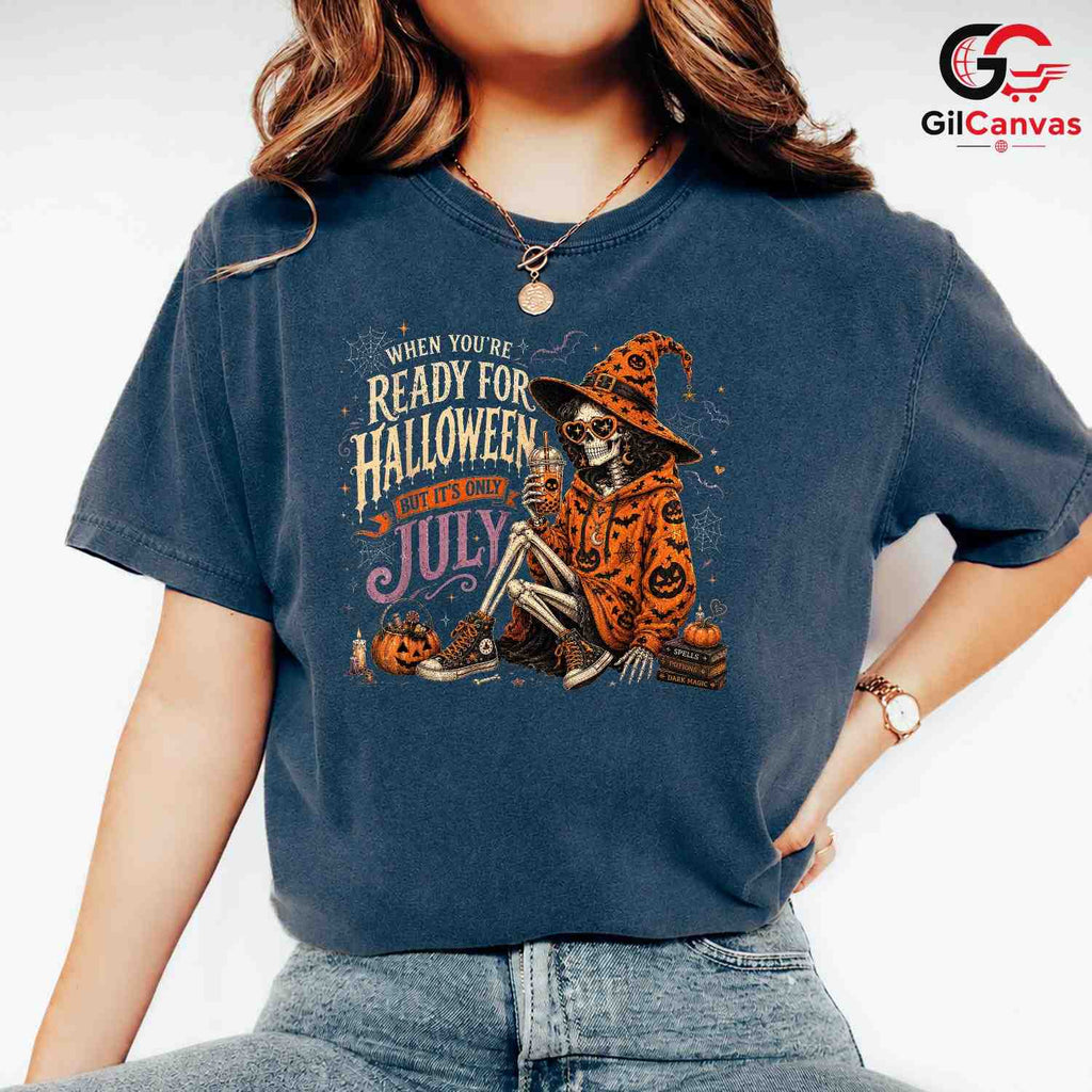 Skeleton Lover Halloween T-Shirt Unisex Perfect July Celebration Gift For All