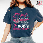 Stepping Into August T-Shirt Unisex God Grace Birthday Gift Idea For Girls