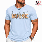 Thankful Nurse Fall T-Shirt Unisex Healthcare Worker Medical Perfect Gift