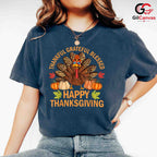 Thanksgiving Turkey T-Shirt Unisex Fall Family Gathering Dinner Perfect Gift