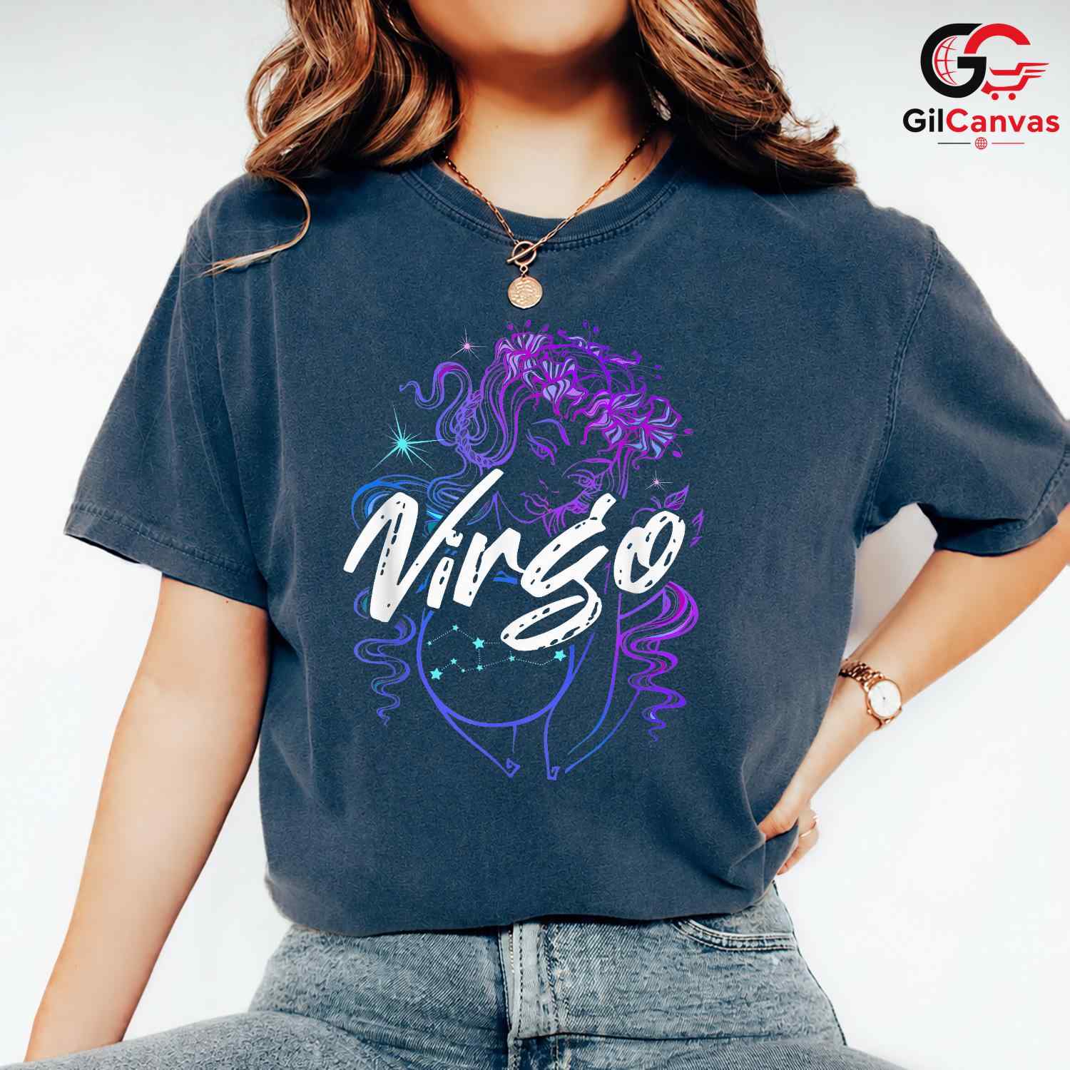 Virgo Zodiac Sign Cosmic Shirt Unisex Astrology Lover Birthday Event Gift
