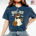 Women Boo Jee Ghost Tee Shirt Unisex Perfect Spooky Fall Event Gift For Her