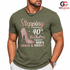 40th Birthday Grace Tee Shirt Unisex Women Special Day Celebration Gift