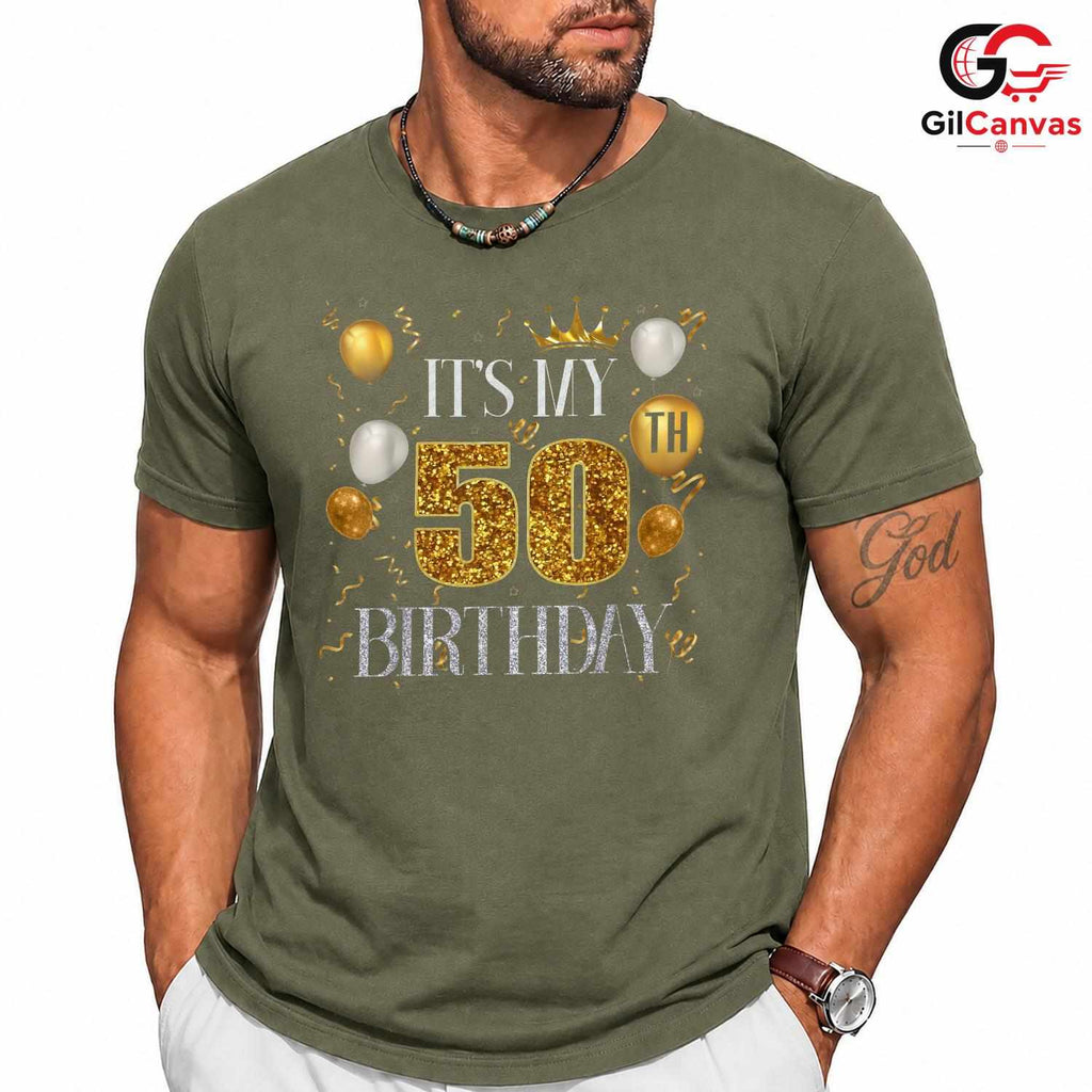 50th Birthday Party Tee Shirt Unisex Fun Celebration Gift Idea For Him Or Her