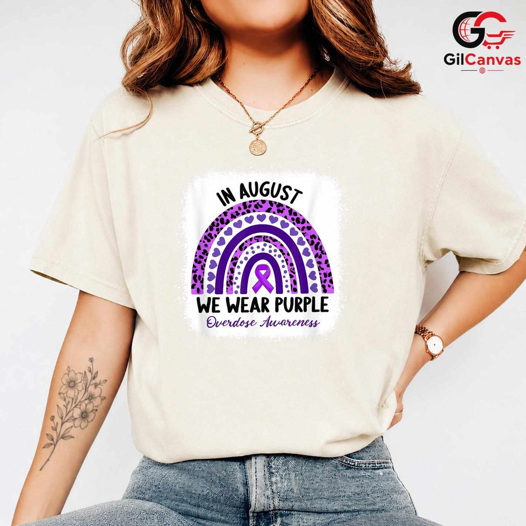 August Overdose Event T-Shirt Unisex Awareness Supporter Gift For Adults