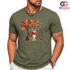 Autumn Cat Season Lover Shirt Unisex Perfect Fall Pet Owner Gift For All