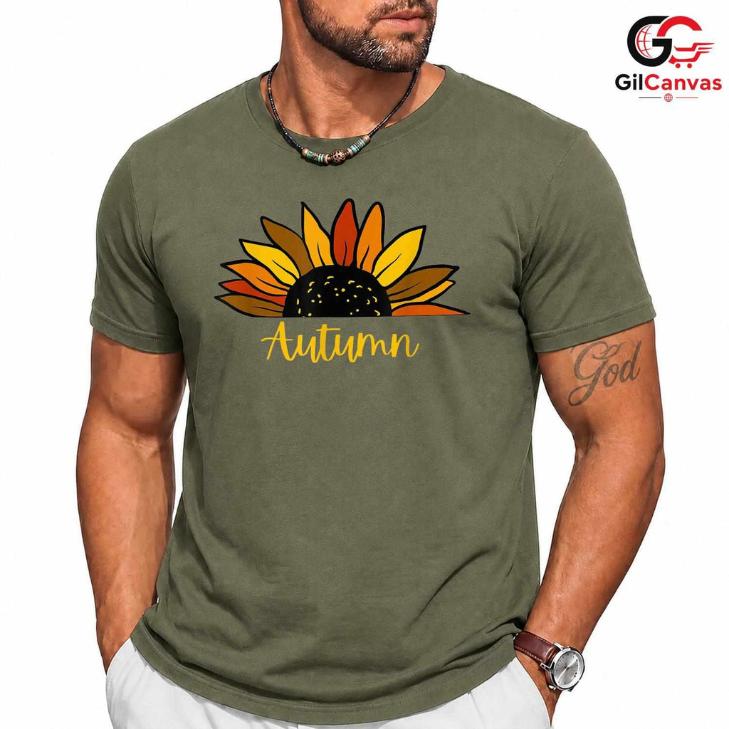 Autumn Sunflower Nature Shirt Unisex Perfect Fall Celebration Gift For All