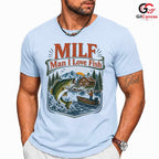 Bass Fishing Lover T-Shirt Men Women Fathers Day Perfect Angler Graphic Tee