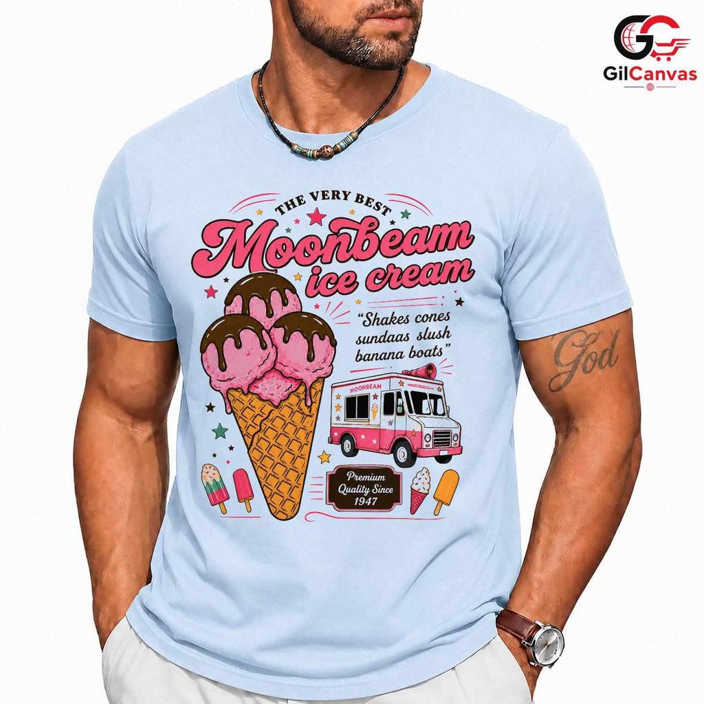 Best Ice Cream Cone T-Shirt Summer Fashion Kids Gift Unisex Graphic Apparel