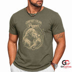 Bigfoot Dandelion Wish T-Shirt Cryptid Wilderness Art Unisex Graphic Apparel Tee