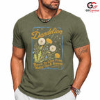 Born To Live Free Floral T-Shirt Botanical Nature Lover Unisex Graphic Apparel