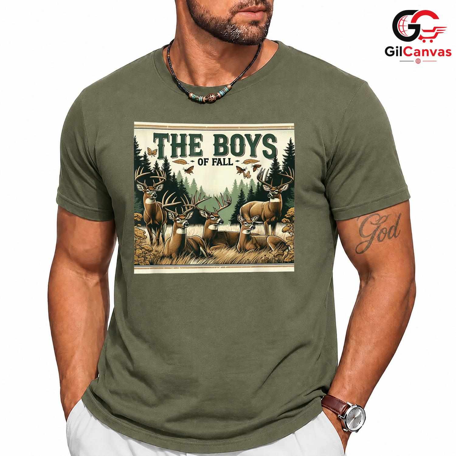 Boys Of Fall Sports T-Shirt Unisex Outdoor Nature Enthusiast Perfect Gift Idea