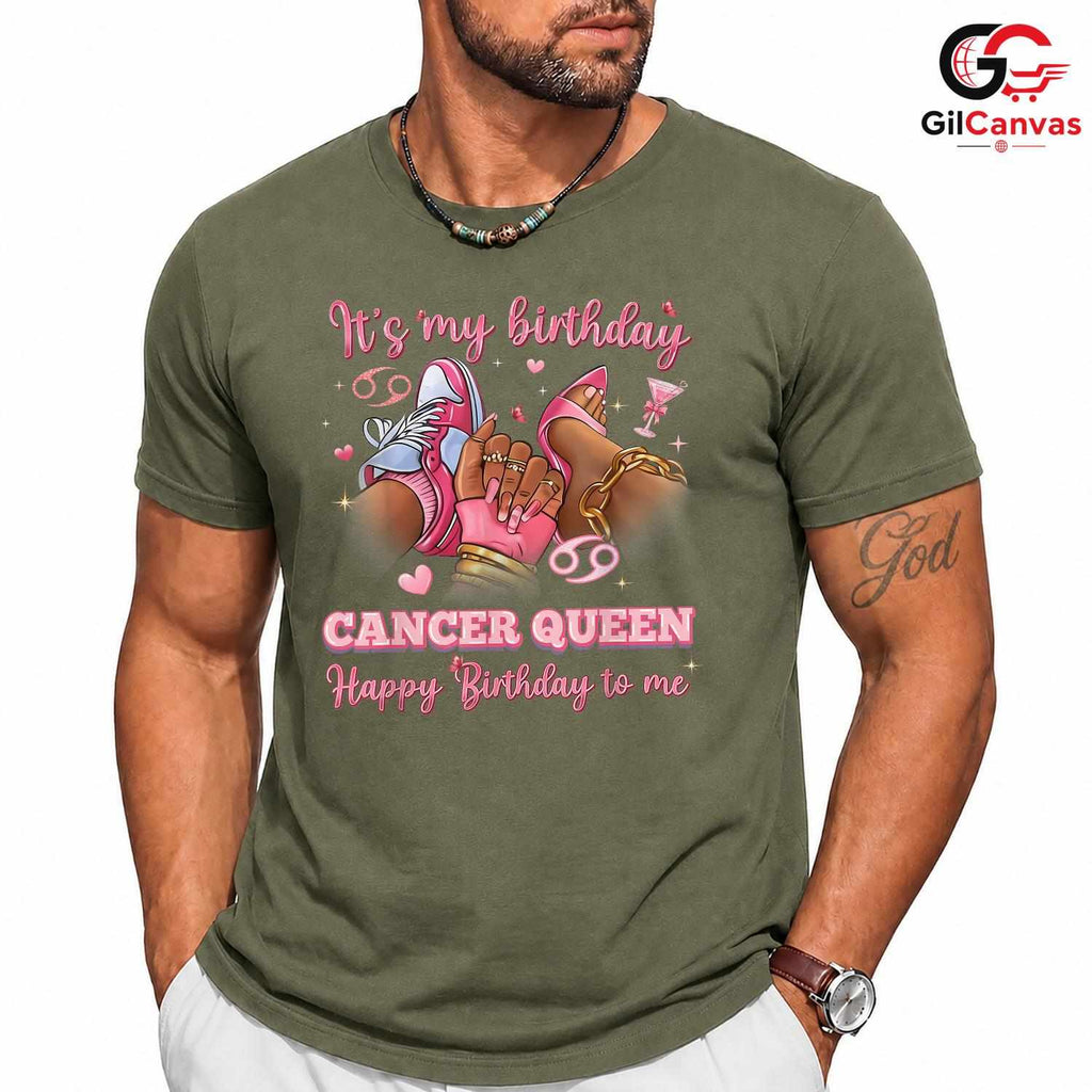 Cancer Queen Birthday T-Shirt Unisex Special Day Celebration Gift For Women