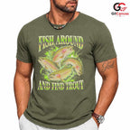 Catchy Trout Fishing T-Shirt Cool Graphics Enthusiast Perfect Unisex Apparel