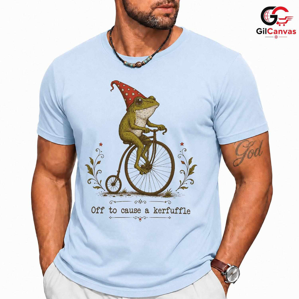 Cause A Kerfuffle Frog Tee Funny Animal Lover Perfect Design Unisex Apparel