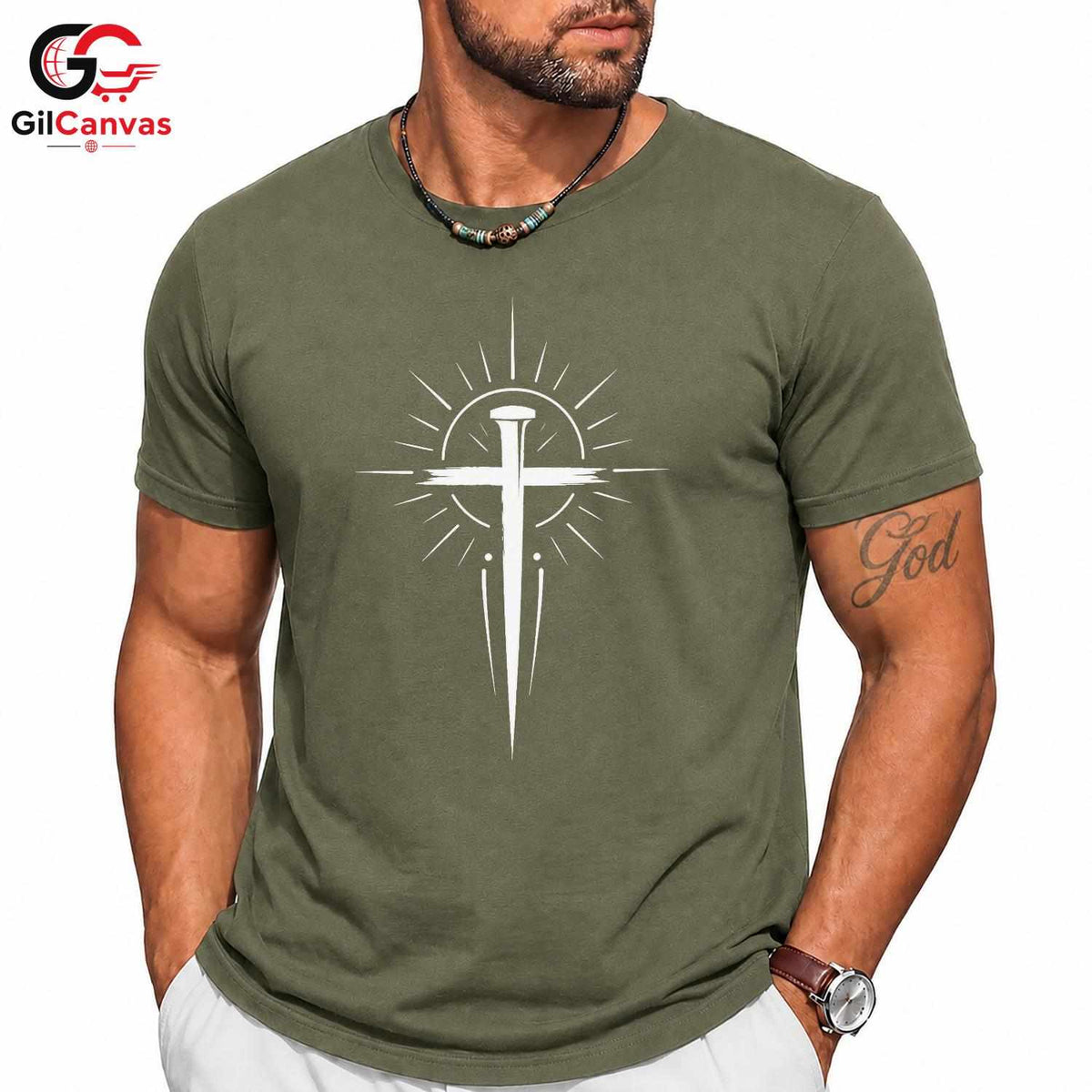 Christian Cross Graphic Tee Religious Apparel Custom Design Men Women Shirt