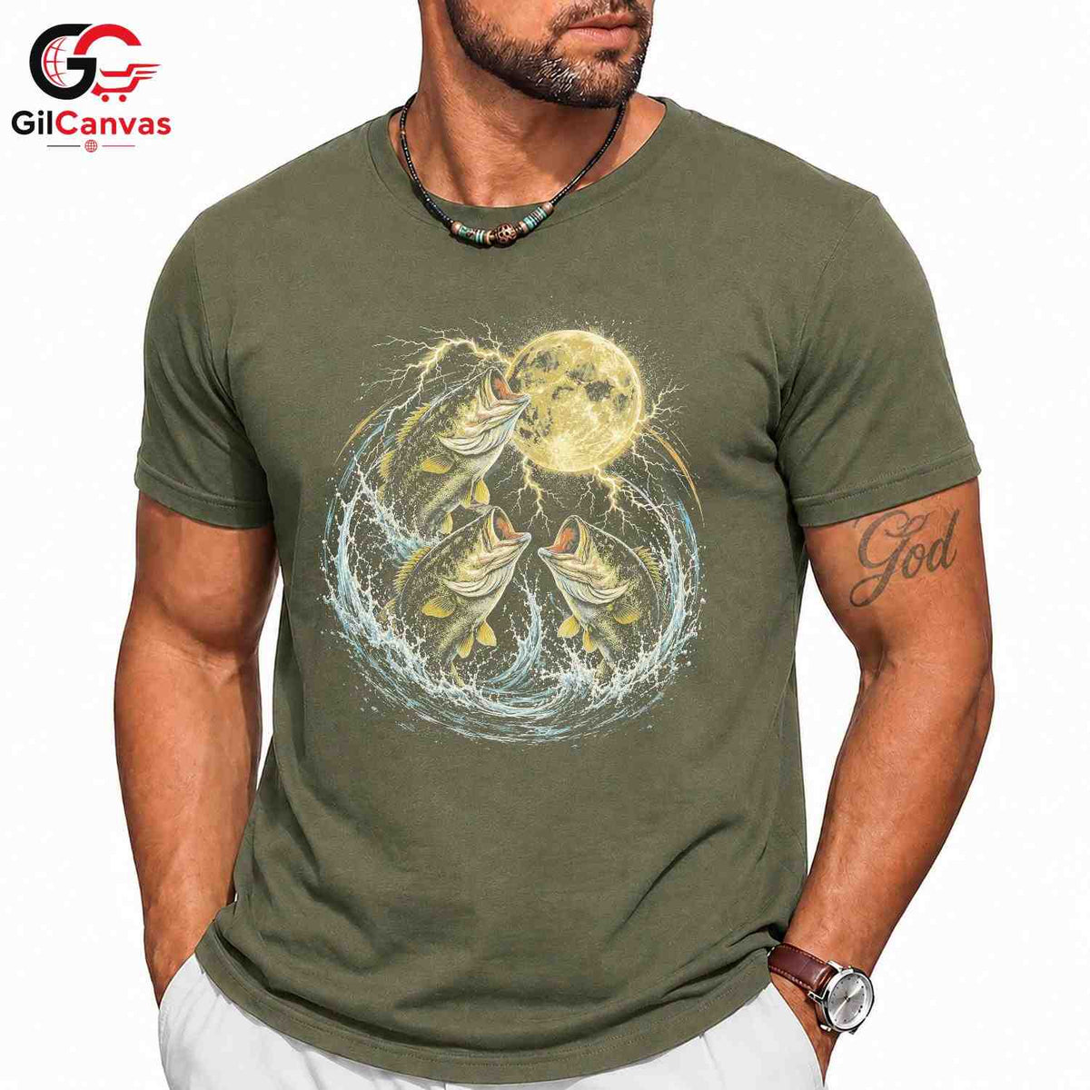 Classic Bass Fishing T-Shirt Unisex Outdoor Enthusiast Lake Angler Graphic Apparel