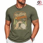 Classic Rock Vintage T-Shirt Men Women Special Occasion Band Graphic Casual Shirt