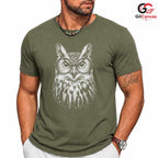 Clever Spectacled Owl T-Shirt Graduation Academic Unisex Bird Lover Gift Tee