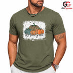 Colorful Pumpkin Fall T-Shirt Unisex Autumn Celebration Family Gathering Gift