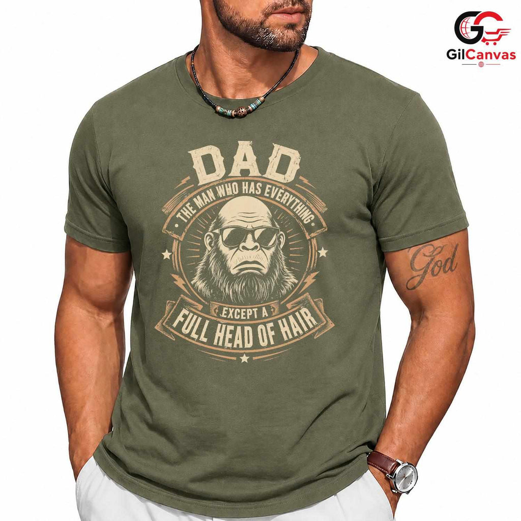 Cool Funny Fathers Day T-Shirt Humor Graphic Dad Gift Unisex Casual Apparel