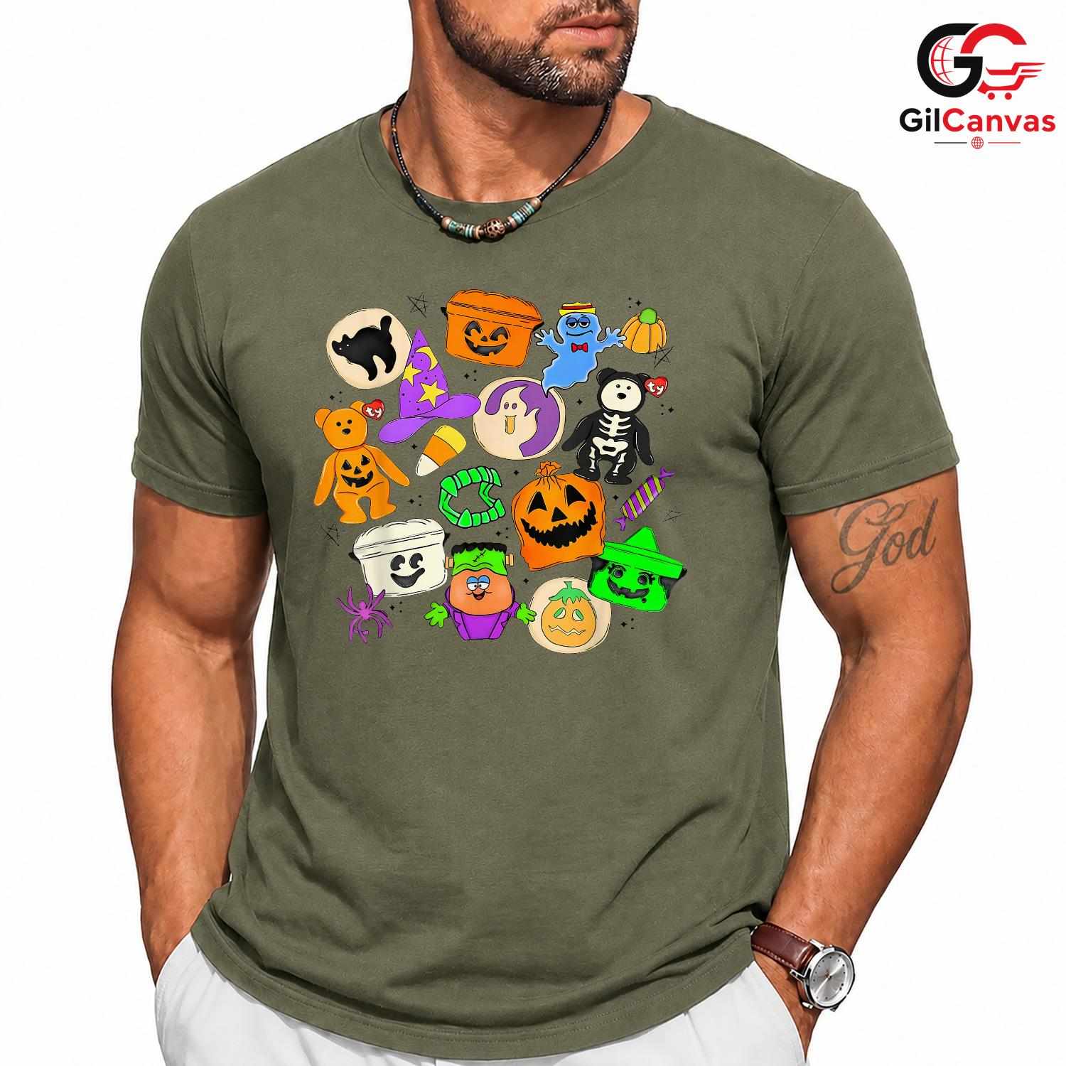 Cute Character Spooky Tee Shirt Unisex Fun Halloween Event Gift Idea For Kids