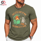 Cute Colorful Raccoon T-Shirt Unisex Festive Party Environment Lover Graphic Tee
