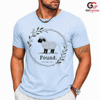 Cute Sheep Found T-Shirt Spring Celebration Custom Unisex Graphic Tee Gift