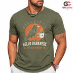 Dark Raven Coffee T-Shirt Hello Darkness Unique Gift Idea For Men Women Tee