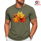 Fall Leaves Nature Lover Shirt Unisex Cozy Autumn Celebration Gift For All