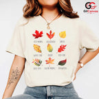 Fall Leaves Nature T-Shirt Unisex Perfect Autumn Season Gift For All Ages