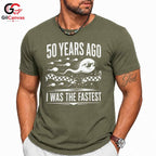 Fastest Sperm Funny T-Shirt 50 Years Ago Fun Gift For Men And Women Graphic