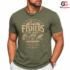 Fishers Of Men Christian T-Shirt Faithful Angler Gift Unisex Graphic Apparel
