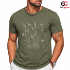 Floral Beekeeping Eco T-Shirt Nature Lover Graphic Unisex Custom Apparel Tee