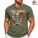 Floral Skeleton Fall Tee Shirt Unisex Spooky Halloween Event Gift For Adults