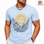 Floral Sunshine Graphic T-Shirt Summer Nature Lover Unisex Casual Apparel