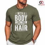 Funny Bald Head Quote T-Shirt Sarcastic Fathers Day Unisex Novelty Graphic Tee