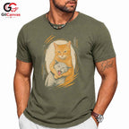 Funny Cat Awareness T-Shirt Men Women Cute Feline Graphic Pet Lover Fun Shirt