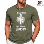 Funny Ghost Halloween Party Tee Shirt Unisex Spooky Event Gift Adults Teens