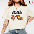 Funny Thanksgiving Turkey T-Shirt Unisex Fall Family Gathering Dinner Gift