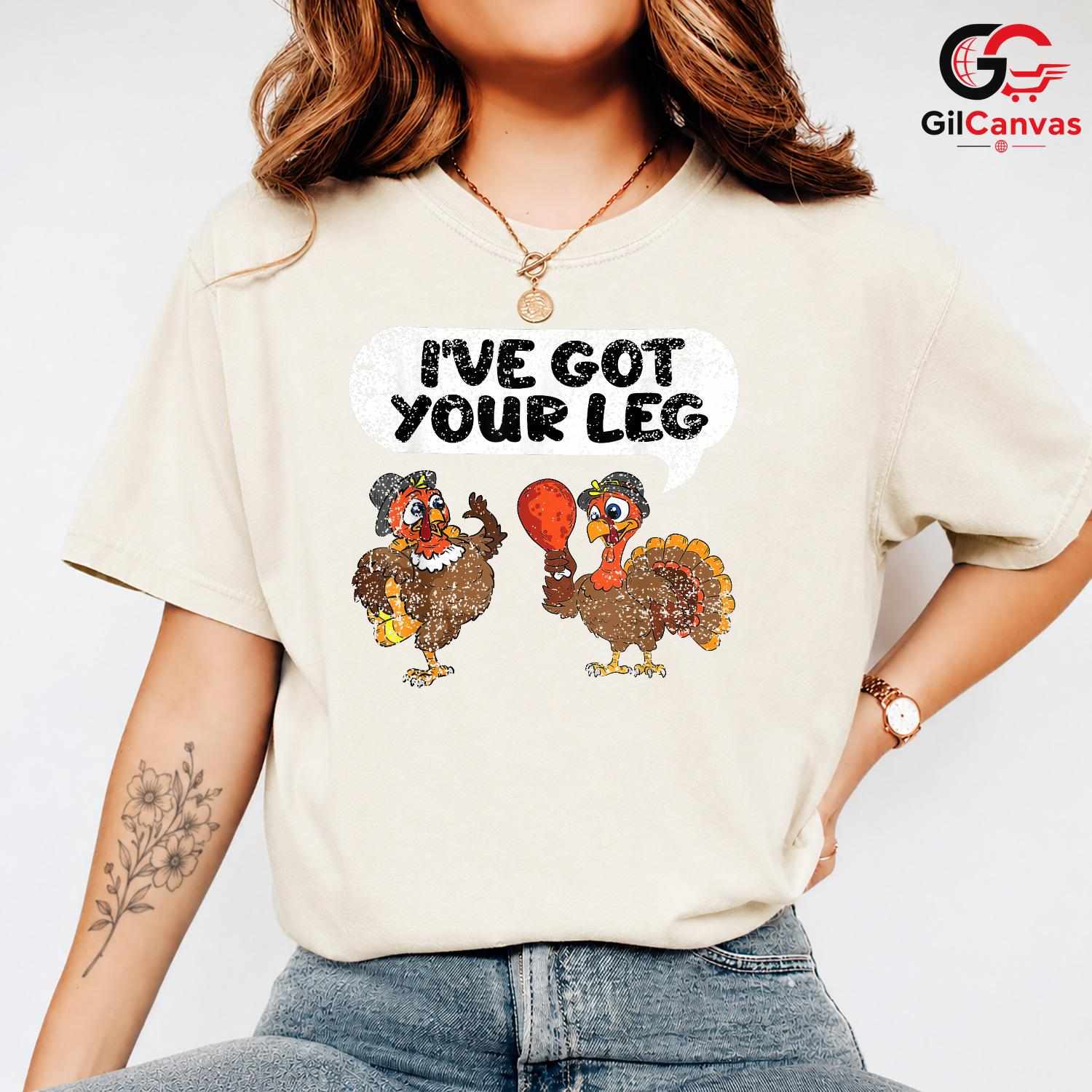 Funny Thanksgiving Turkey T-Shirt Unisex Fall Family Gathering Dinner Gift