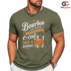 Funny Whiskey Drinker Bar T-Shirt Bourbon Humor Gift Unisex Graphic Apparel Tee
