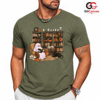 Ghost Reading Halloween T-Shirt Unisex Spooky Book Lover Gift Idea For Kids