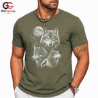 Halloween Wolf Graphic Tee Animal Nature Fan Perfect Gift Men Women Apparel