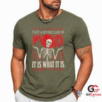 It Is What It Is Skeleton Tee Spooky Gothic Graveyard Unisex Halloween Apparel