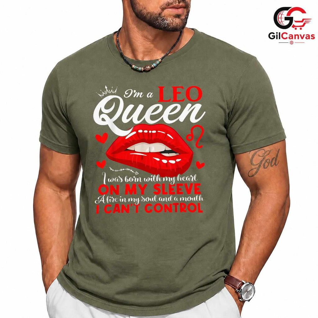 Leo Queen Astrology Tee Shirt Unisex Event Birthday Gift Idea For Women